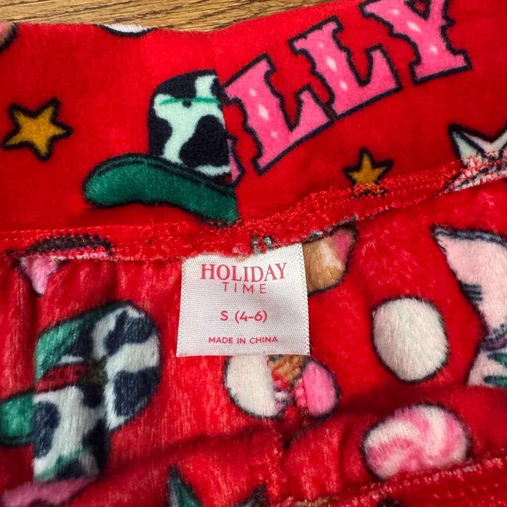 Holiday Time Sleep Shorts Women’s Small Western Cowboy Gingerbread - Picture 7 of 8